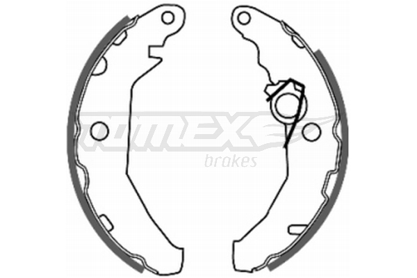 Sada brzdových čeľustí TOMEX Brakes